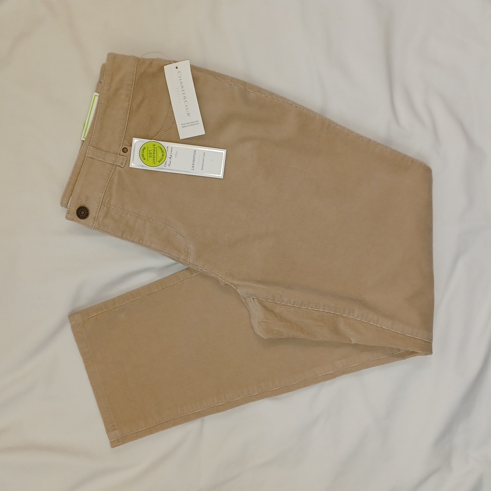 Charter Club Petite Lexington Corduroy Pants - Picture 2 of 5